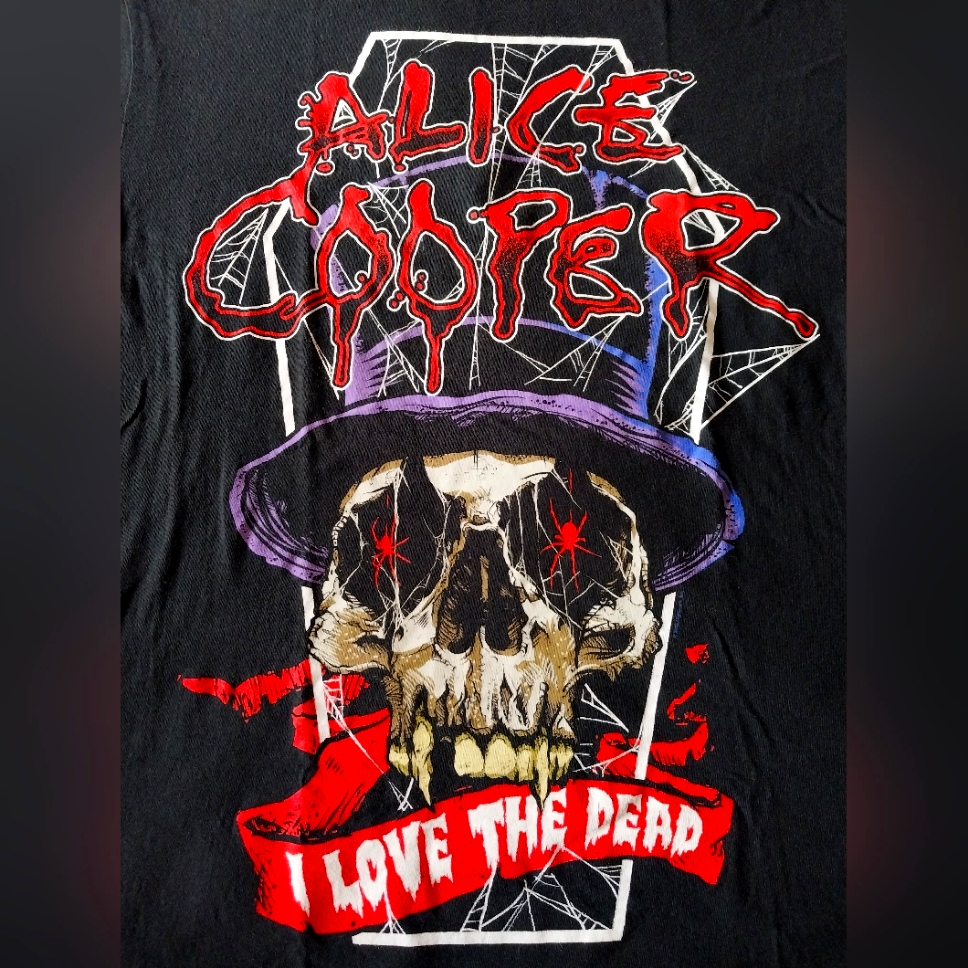 Alice Cooper "I Love The Dead" Unisex/Men's 2018 Concert T-Shirt